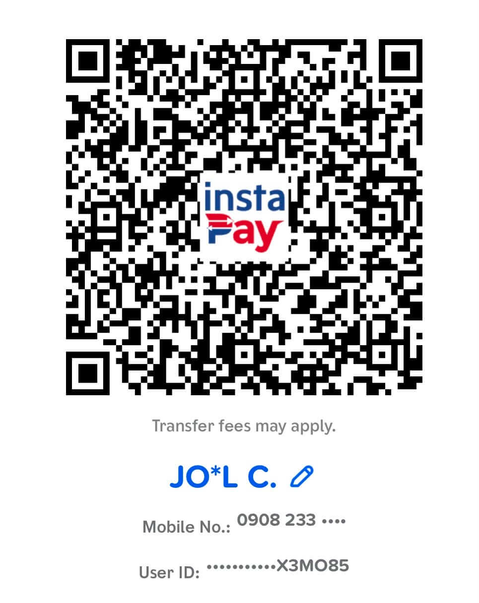 GCash QR code for coverage package payment